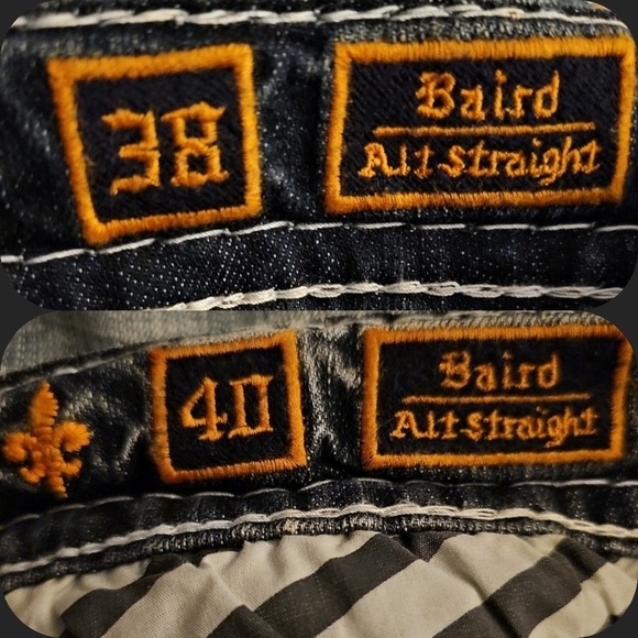 🆕️Rock Revival Alt Straight Leg Jeans. (Baird A203). Men's Size: W38x34L - Picture 8 of 12